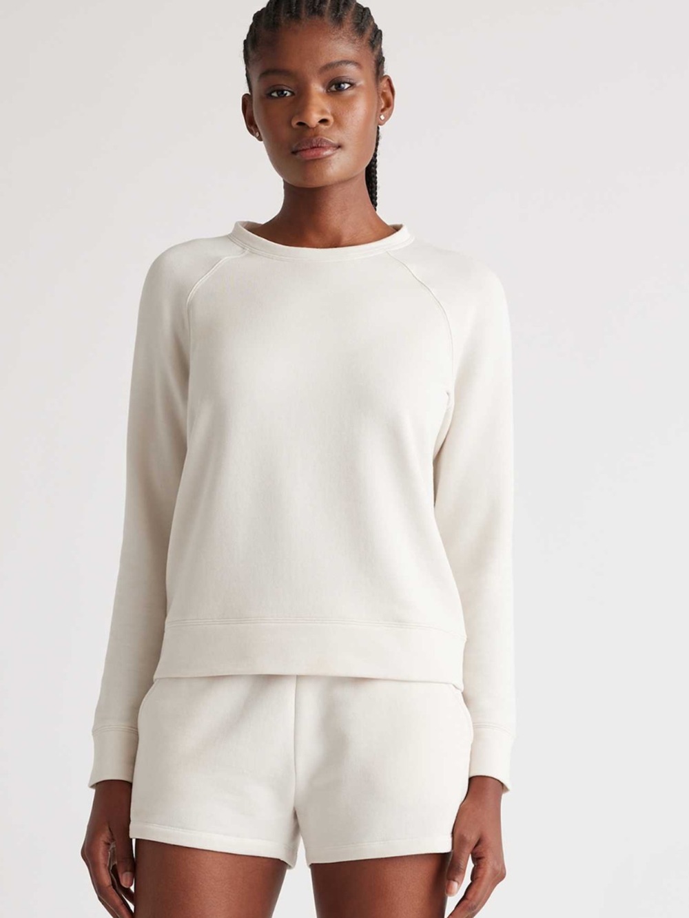 Quince Cream Crewneck Sweatshirt
